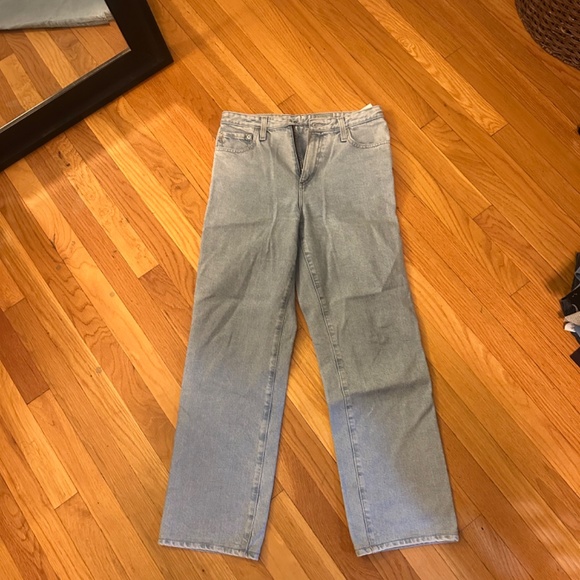 AG Adriano Goldschmied Contour 360 Wide Leg Alexxis Light Wash Jeans - Picture 2 of 8